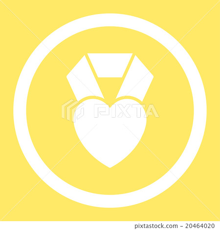 Heart Award Rounded Vector Icon 20464020