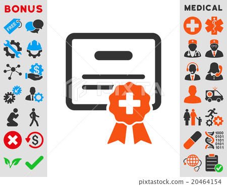 Medical Certification Icon Medical Certification Icon 20464154