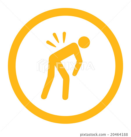 Backache Rounded Vector Icon 20464188