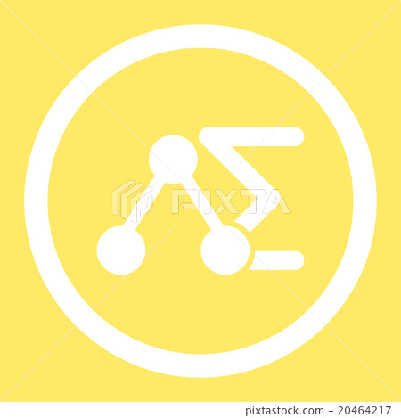 Chemical Analysis Rounded Vector Icon Chemical Analysis Rounded Vector Icon 20464217