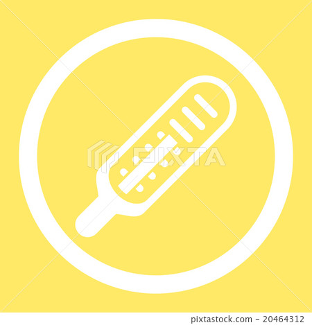 Thermometer Rounded Vector Icon 20464312