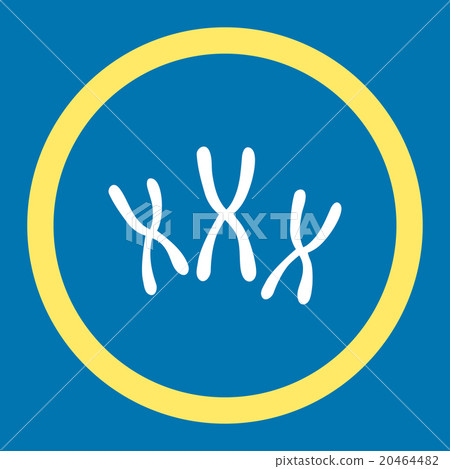 Chromosomes Rounded Vector Icon 20464482