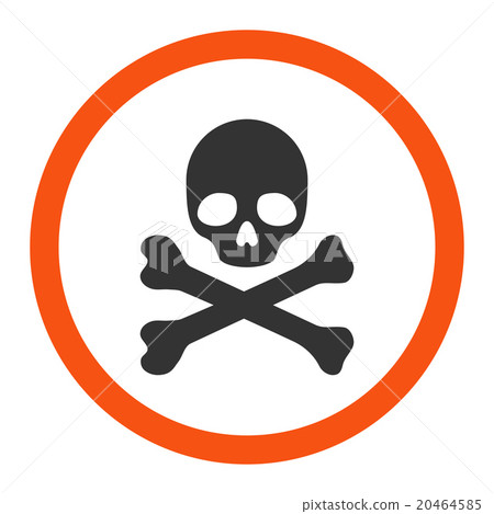 Death Rounded Vector Icon 20464585