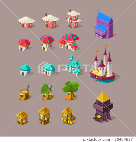 Fairy House and Castle Vector Set Fairy House and Castle Vector Set 20464657