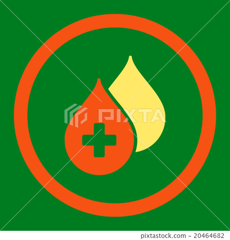 Medical Drops Rounded Vector Icon Medical Drops Rounded Vector Icon 20464682