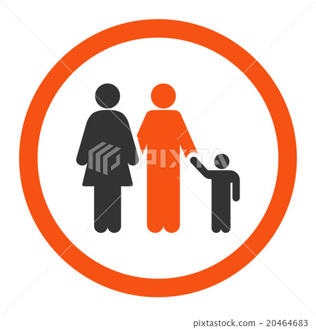 Family Rounded Vector Icon Family Rounded Vector Icon 20464683