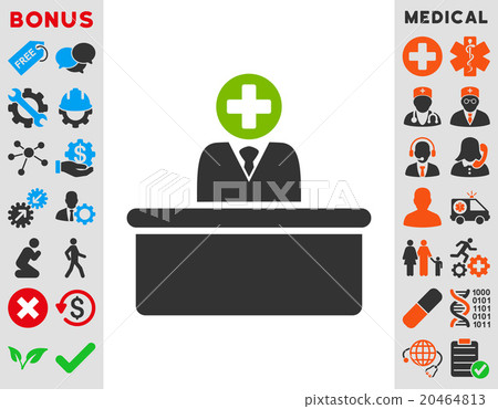 Medical Bureaucrat Icon Medical Bureaucrat Icon 20464813