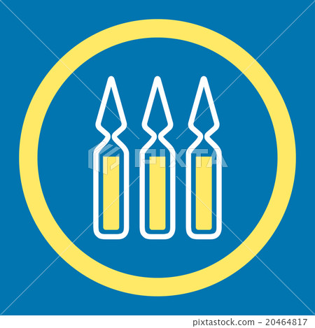 Ampoules Rounded Vector Icon Ampoules Rounded Vector Icon 20464817
