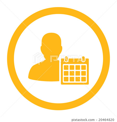 Patient Calendar Rounded Vector Icon Patient Calendar Rounded Vector Icon 20464820