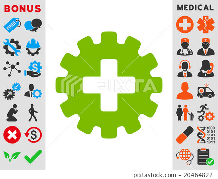 Plus Gear Icon Plus Gear Icon 20464822