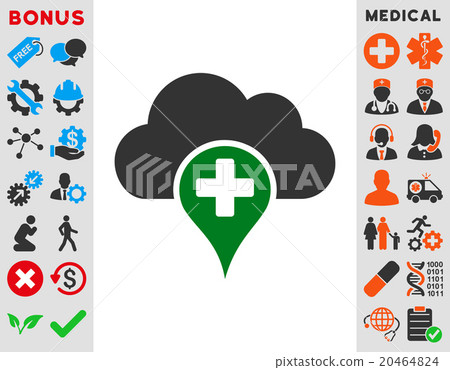 Medical Cloud Icon 20464824
