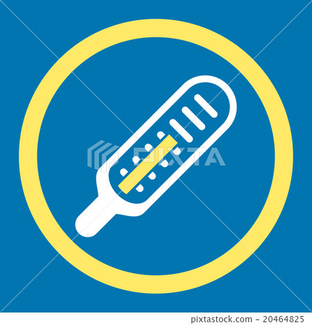 Thermometer Rounded Vector Icon 20464825