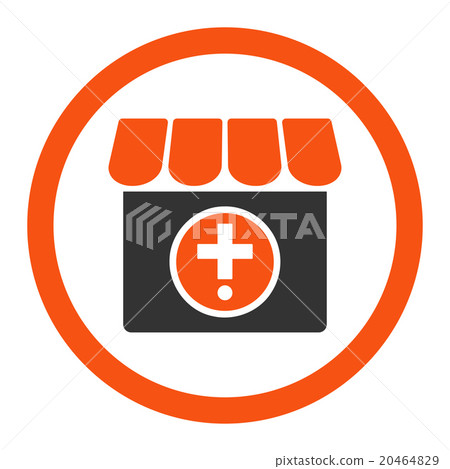 Drugstore Rounded Vector Icon Drugstore Rounded Vector Icon 20464829