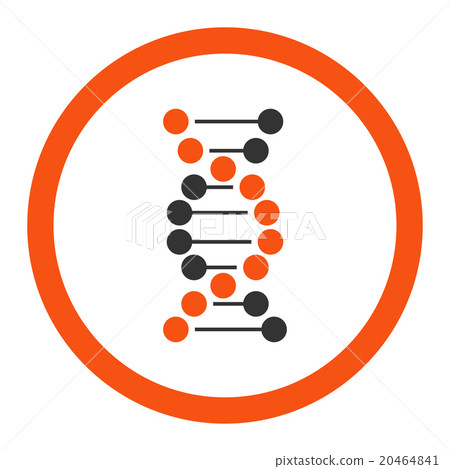 DNA Rounded Vector Icon 20464841