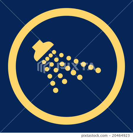 Shower Rounded Vector Icon Shower Rounded Vector Icon 20464923