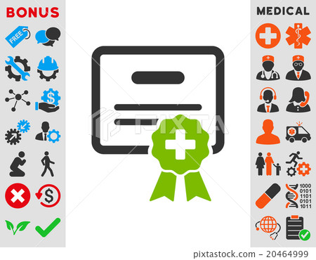 Medical Certification Icon Medical Certification Icon 20464999