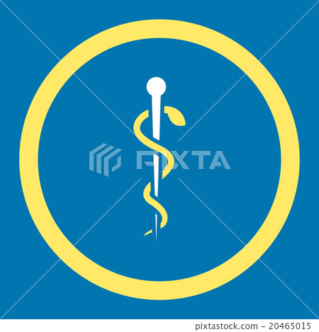 Medical Needle Rounded Vector Icon Medical Needle Rounded Vector Icon 20465015