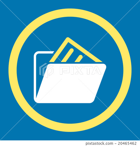 Document Folder Rounded Vector Icon Document Folder Rounded Vector Icon 20465462