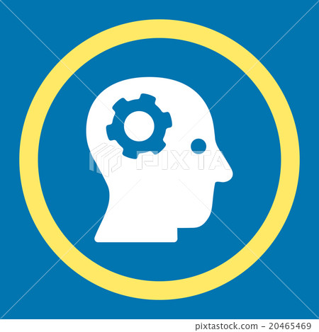 Thinking Rounded Vector Icon-插圖素材 [20465469] - PIXTA圖庫