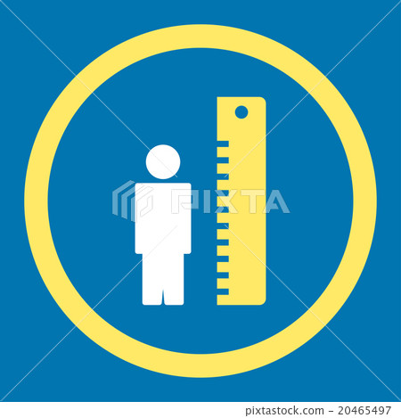 Height Meter Rounded Vector Icon 20465497