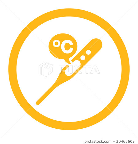 Celsius Temperature Rounded Vector Icon Celsius Temperature Rounded Vector Icon 20465602