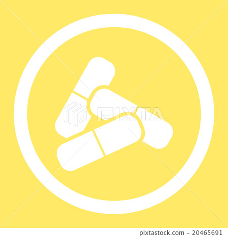 Pills Rounded Vector Icon Pills Rounded Vector Icon 20465691