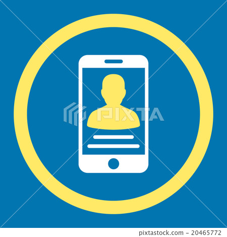 Patient Mobile Account Rounded Vector Icon 20465772