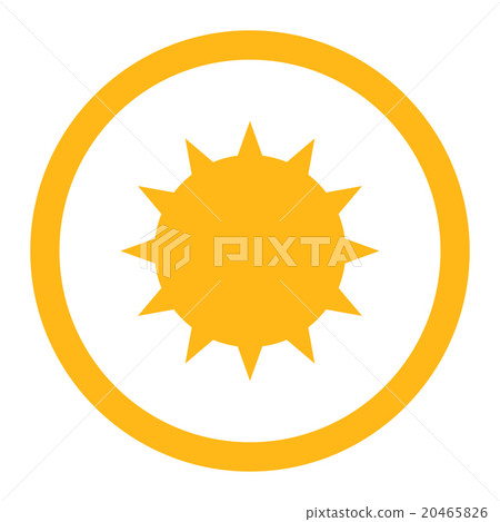Bacterium Rounded Vector Icon Bacterium Rounded Vector Icon 20465826