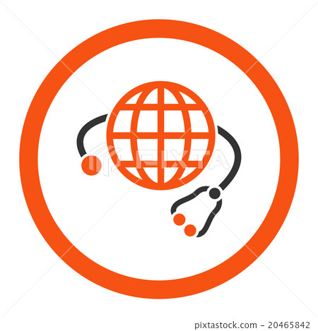 Global Medicine Rounded Vector Icon Global Medicine Rounded Vector Icon 20465842