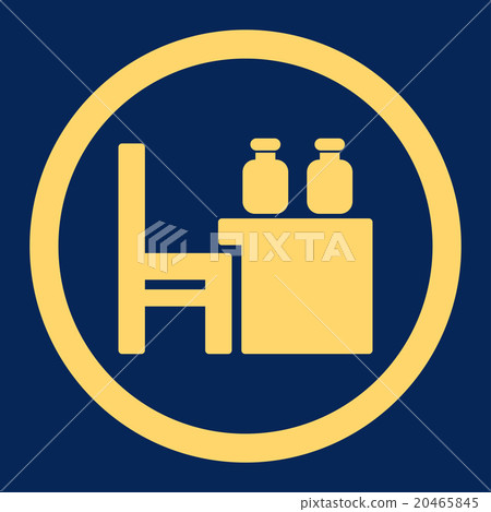 Apothecary Table Rounded Vector Icon 20465845