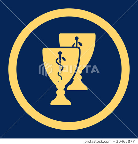 Medical Cups Rounded Vector Icon Medical Cups Rounded Vector Icon 20465877