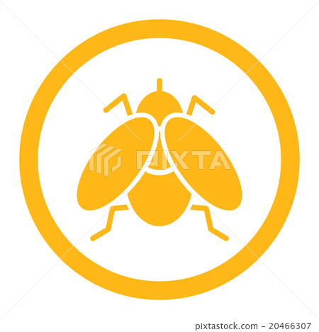 Fly Rounded Vector Icon 20466307