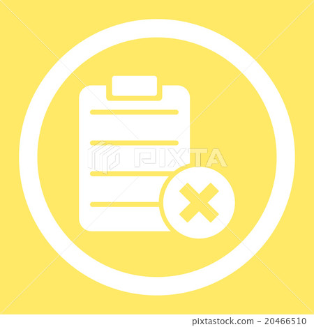 Reject Form Rounded Vector Icon Reject Form Rounded Vector Icon 20466510