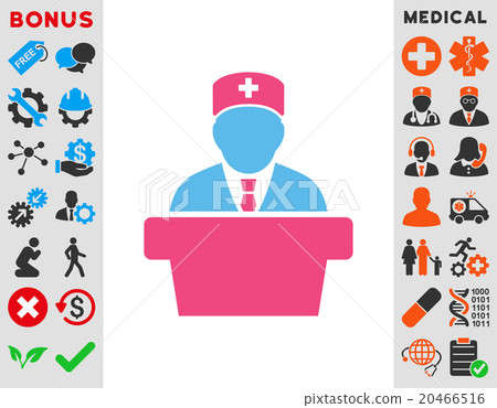 Health Care Official Icon Health Care Official Icon 20466516