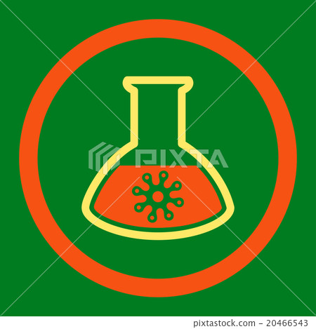 Virus Analysis Rounded Vector Icon 20466543