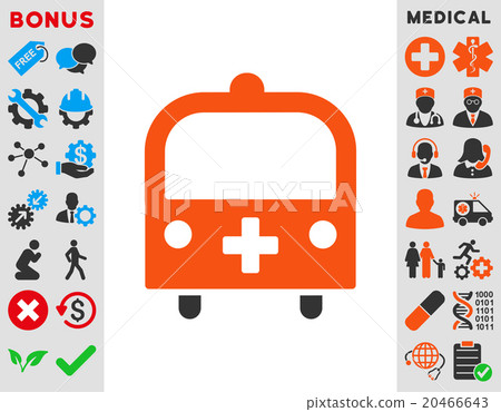 Medical Bus Icon Medical Bus Icon 20466643