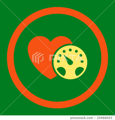 Blood Pressure Meter Rounded Vector Icon 20466683