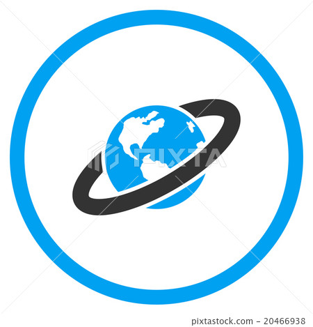 Ringed Planet Icon Ringed Planet Icon 20466938