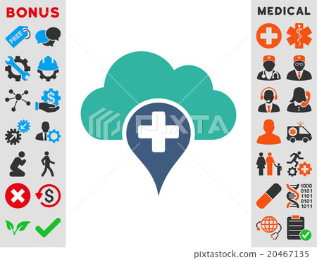 Medical Cloud Icon Medical Cloud Icon 20467135