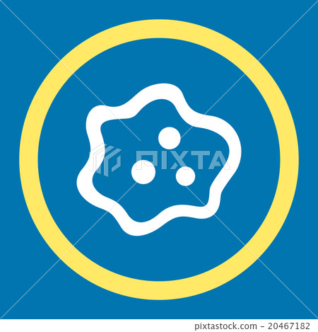 Amoeba Rounded Vector Icon Amoeba Rounded Vector Icon 20467182