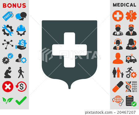 Medical Shield Icon Medical Shield Icon 20467207