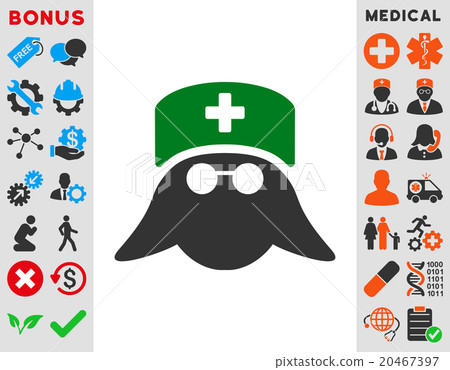 Medical Nurse Head Icon Medical Nurse Head Icon 20467397
