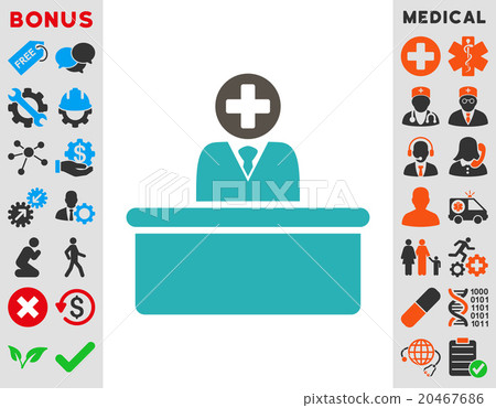 Medical Bureaucrat Icon Medical Bureaucrat Icon 20467686