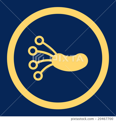 Infection Microbe Rounded Vector Icon Infection Microbe Rounded Vector Icon 20467700