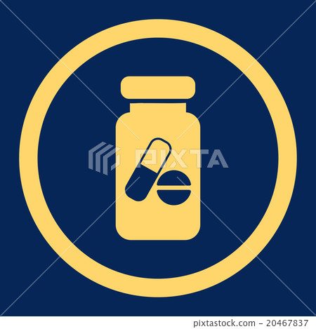 Drugs Phial Rounded Vector Icon Drugs Phial Rounded Vector Icon 20467837