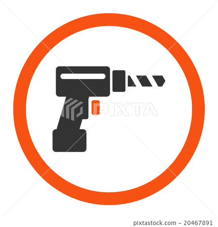 Drill Rounded Vector Icon 20467891