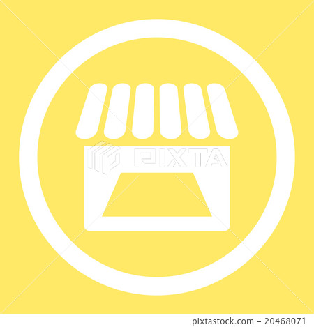 Store Rounded Vector Icon 20468071