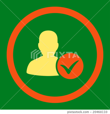Patient Ok Rounded Vector Icon Patient Ok Rounded Vector Icon 20468110