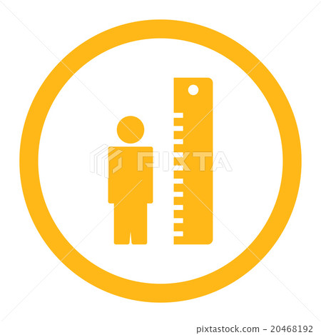 Height Meter Rounded Vector Icon - Stock Illustration [20468192] - PIXTA