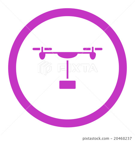 Drone Shipment Rounded Vector Icon Drone Shipment Rounded Vector Icon 20468237